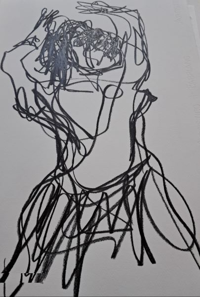 [2024] Untitled, Graphite on paper, Size Unknown